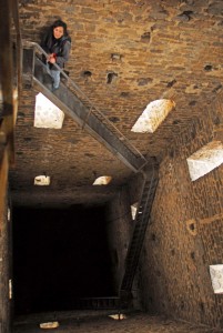 L'intérieur du clocher